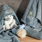 Eurofirany, ręcznik dziecięcy, 100-100 cm, niebieski