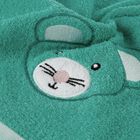 Eurofirany, ręcznik dziecięcy baby, 100-100 cm, miętowy