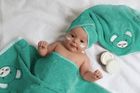 Eurofirany, ręcznik dziecięcy baby, 15-21 cm, miętowy