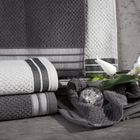 Eurofirany, ręcznik Madlen, 30-50 cm, granatowy