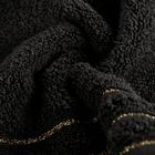 Eurofirany, ręcznik Nadine, 30-50 cm, czarny