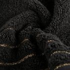 Eurofirany, ręcznik Nadine, 70-140 cm, czarny