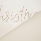 Eurofirany, świąteczny komplet pościeli, Snowflake, 220-200 cm, beżowy