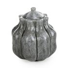 Eurofirany, świecznik dekoracyjny Niko, o 12-14 cm, grafitowy