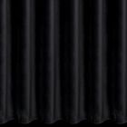 Eurofirany, zasłona gotowa, Melanie, 125-270 cm, czarny