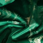 Eurofirany, zasłona gotowa, Raja, na taśmie, 140-270 cm, ciemnozielony