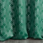 Eurofirany, zasłona zaciemniająca gotowa, D91 Poli, 140-250 cm, zielony