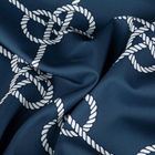 Eurofirany, zasłona zaciemniająca gotowa, Garden, na szelkach, 155-240 cm, granatowy