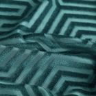 Eurofirany, zasłona zaciemniająca gotowa, Inga, na taśmie, 140-250 cm, turkusowy