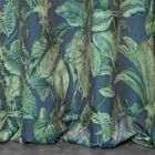 Eurofirany, zasłona zaciemniająca gotowa, Klara, na taśmie, 140-270 cm, zielony