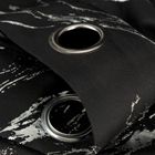 Eurofirany, zasłona zaciemniająca gotowa, Lani, 140-250 cm, czarny