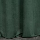 Eurofirany, zasłona zaciemniająca gotowa, Milo, 140-250 cm, zielony