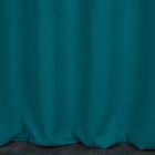 Eurofirany, zasłona zaciemniająca gotowa, na taśmie, Logan, 140-270 cm, morski