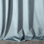 Eurofirany, zasłona zaciemniająca gotowa, na taśmie, Melanie, 140-270 cm, morski