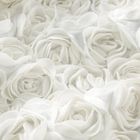 Eurofirany, zasłona zaciemniająca gotowa, Roses, na taśmie, 140-250 cm, kremowy