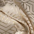 Eurofirany, zasłona zaciemniająca gotowa, Semi, 140-250 cm, beżowy