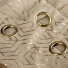 Eurofirany, zasłona zaciemniająca gotowa, Semi, 140-250 cm, ciemnobeżowy