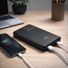 Everactive, powerbank, 10000mAh, 1xUSB, 2xUSB-C, 20W, QC4+, wyświetlacz LCD, czarny, EB-11QB