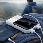 Everactive, powerbank, 10000mAh, 2xUSB, 1xUSB-C, 22,5W, QC4+, wyświetlacz LCD, biały, EB-10Q