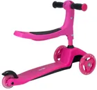 EVO, jeździk i hulajnoga 2w1, różowa