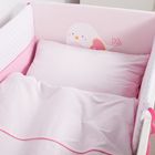 Ewa Klucze Eevi, Zwierzaki, Ptak, 3-częściowy komplet pościeli, 100-135 cm