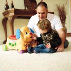 Fisher-Price, chodzik-jeździk Szczeniaczka Uczniaczka, zabawka edukacyjna