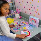 Floss & Rock, Tęczowe Wróżki, zestaw kreatywny z pomponami