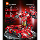 Forange, Engine-Morph, samochód 2w1, klocki konstrukcyjne, 696 elementów