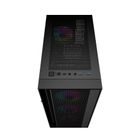 Gembird, Midi Tower Fornax 4000 ARGB, obudowa, czarna