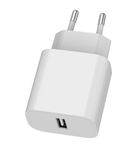 Gembird, uniwersalna ładowarka sieciowa, USB-A, biała