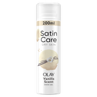 Gillette, Satin Care Vanilla Dream z dodatkiem olay, żel do golenia, 200 ml