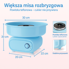 Gordon Trade, maszyna do waty cukrowej, niebieska