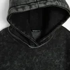 Grafitowa bluza z kapturem unisex o kroju oversize NOWEAR