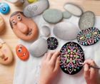 Grafix, malowanie kamyczków, mandala