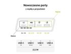 Green Cell, powerbank, Powerplay 20S, biały, 20000MAH 22,5W 3X USB-C PD 1X USB-A