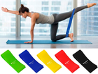 Gumy do ćwiczeń fitness, 5 szt.
