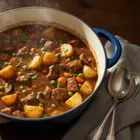 Hage, garnek żeliwny, emaliowany, niebieski, 24 cm, 4l