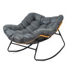 HaloFuture, bujany fotel, kokon skandynawski XL, szary