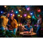 Hama, inteligentny łańcuch świetlny LED, wlan, zewnętrzny IP44, kolorowy, 8 m