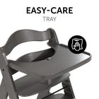 Hauck, Alpha, tacka drewniana, Charcoal