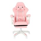 Hedo, fotel gamingowy, obrotowy, różowy