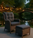 Hedo, Sonata, fotel tarasowy, wypoczynkowy, szary