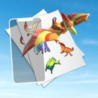 HoloToyz, naklejki AR z dźwiękiem, Jurassic Dinos