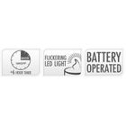 Home Styling Collection, dekoracyjne świece LED 7,5 cm, 3 szt.