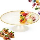 Home Styling Collection, patera na tort, na nóżce, szklana, 21 cm