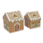 Home Styling Collection, pudełka świąteczne w kształcie domku, 2 szt.