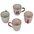 Home Styling Collection, zestaw kubków świątecznych, 200 ml, 4 szt.