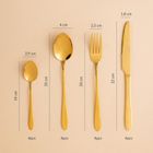 Homla, Abele, sztućce, złote, 16 szt.