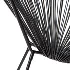 Homla, Acapulco Fiesta, fotel, czarny, 70-73-80 cm