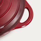 Homla, Andreas, garnek żeliwny, bordowy płaski ombre, 28 cm, 2,5l